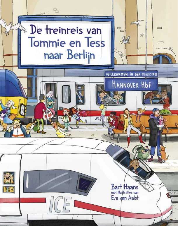 De treinreis van Tommie en Tess naar Berlijn – Bart Haans – boek cover