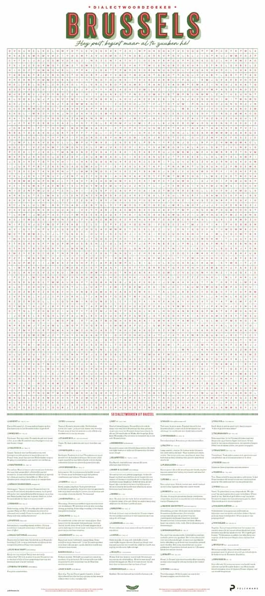Dialectposter: BRUSSELS – Dieter Coppens – boek cover