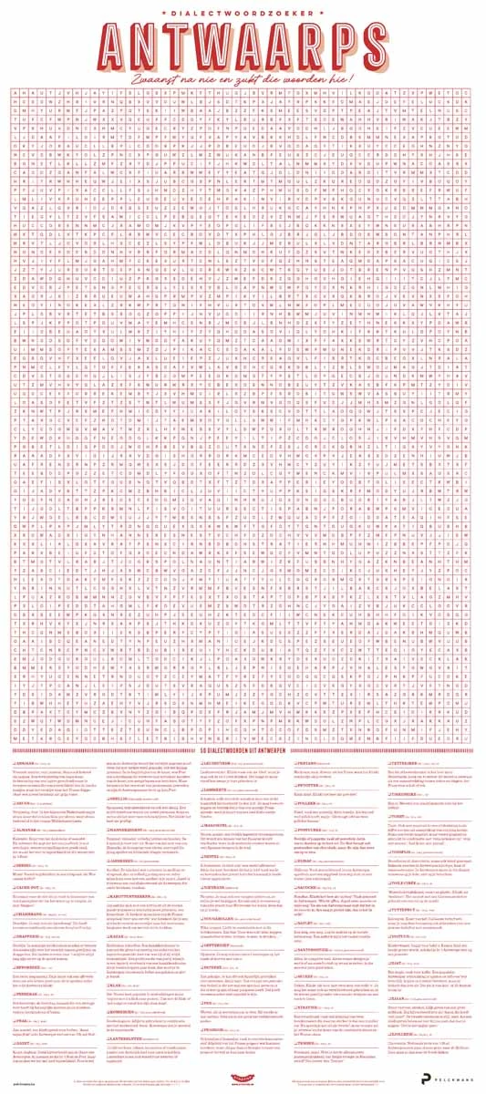 Dialectposter: ANTWERPS – Dieter Coppens – boek cover