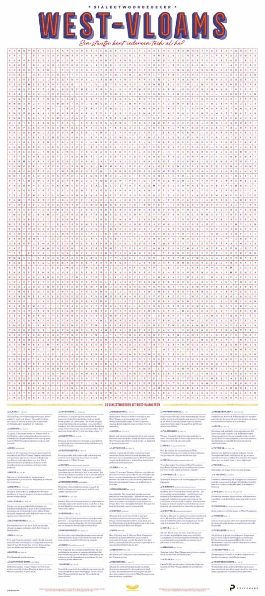 Dialectposter: WEST-VLAAMS – Dieter Coppens – boek cover
