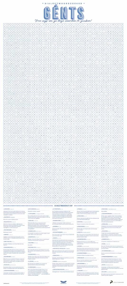 Dialectposter: GENTS – Dieter Coppens – boek cover