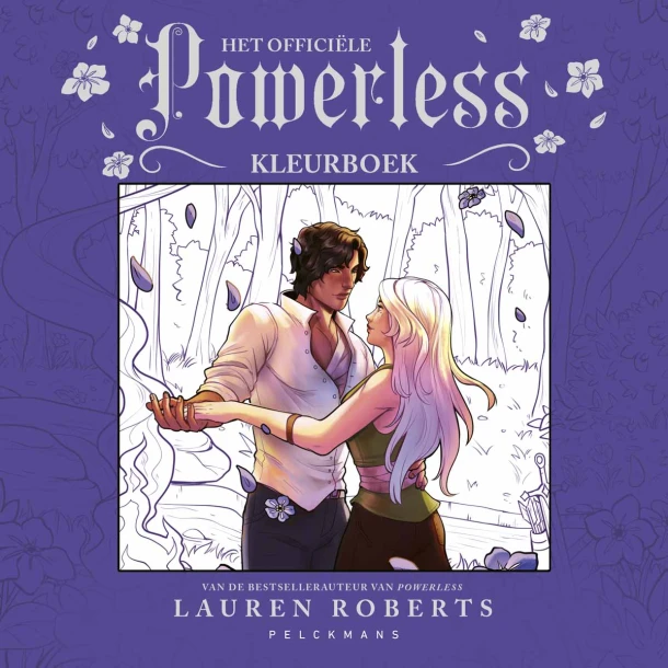 Het officiële Powerless-kleurboek – Lauren Roberts – boek cover