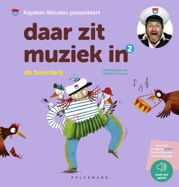 Daar zit muziek in: De boerderij – Naomi Christiaens – boek cover
