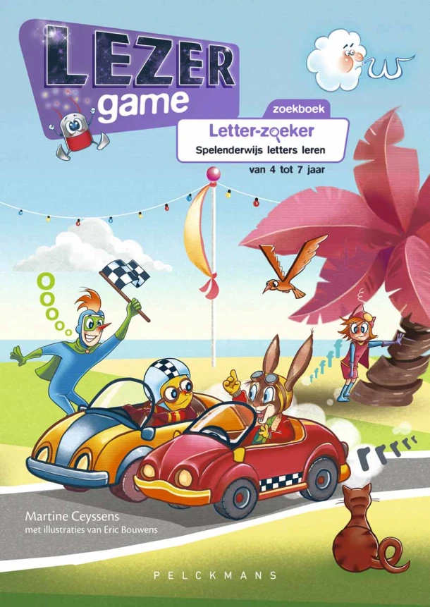 Lezergame zoekboek Letterzoeker – Martine Ceyssens – boek cover
