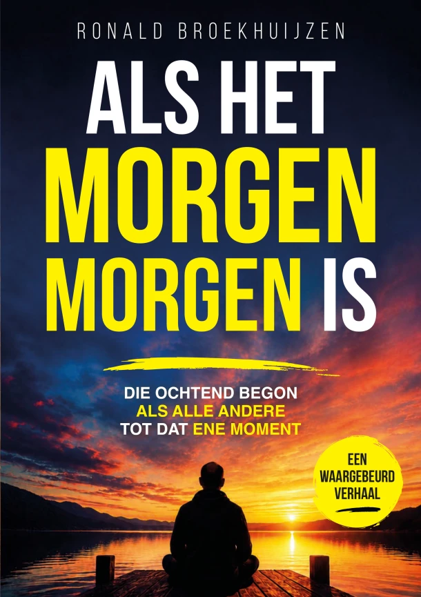 Als het morgen morgen is – Ronald Broekhuijzen – boek cover