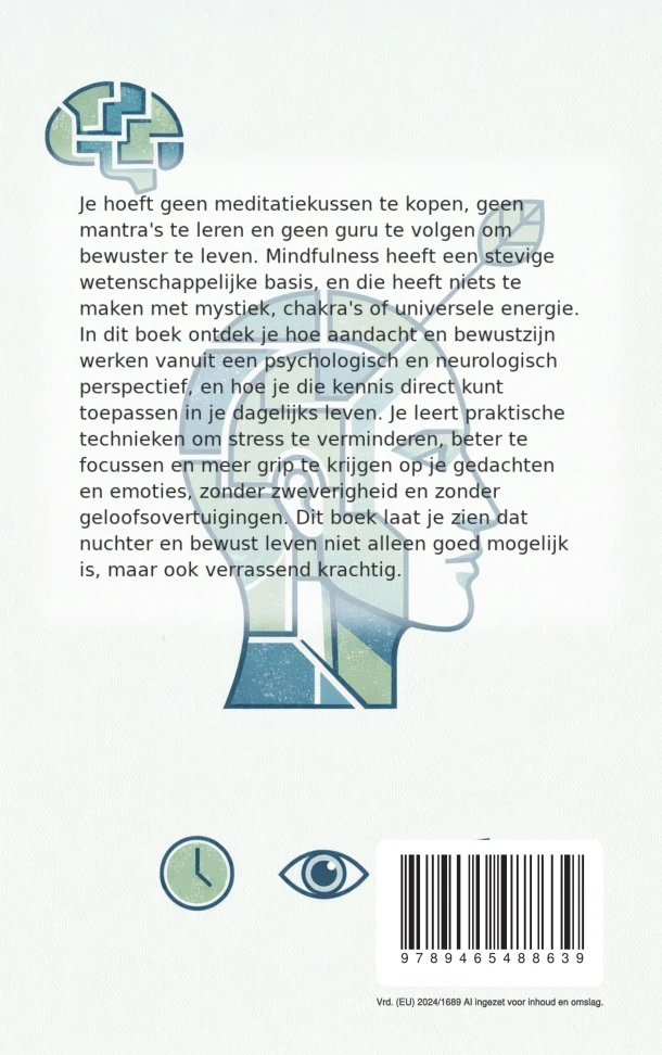 Mindful Zonder Spiritueel – Andries B.V. – boek cover