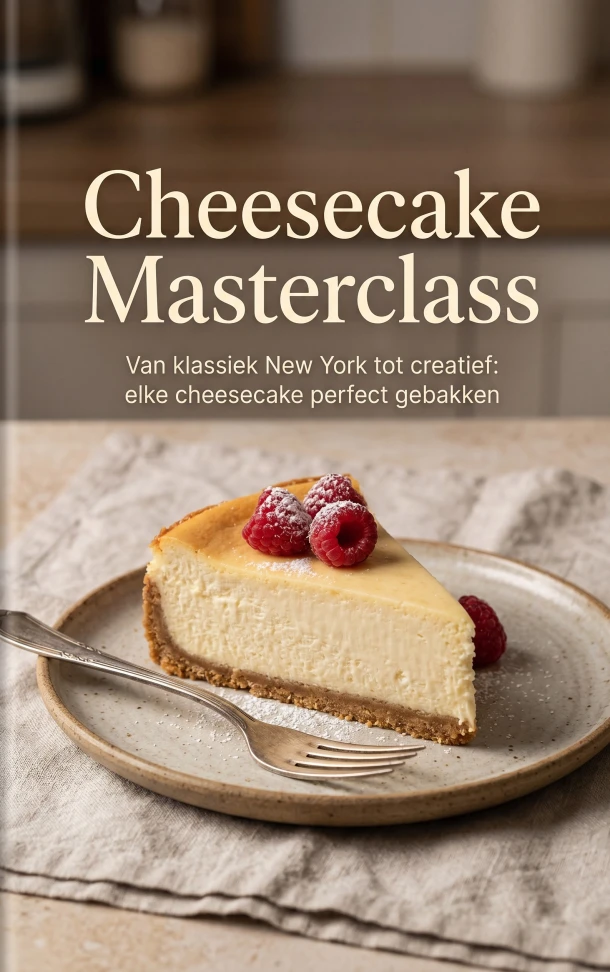 Cheesecake Masterclass – Andries B.V. – boek cover