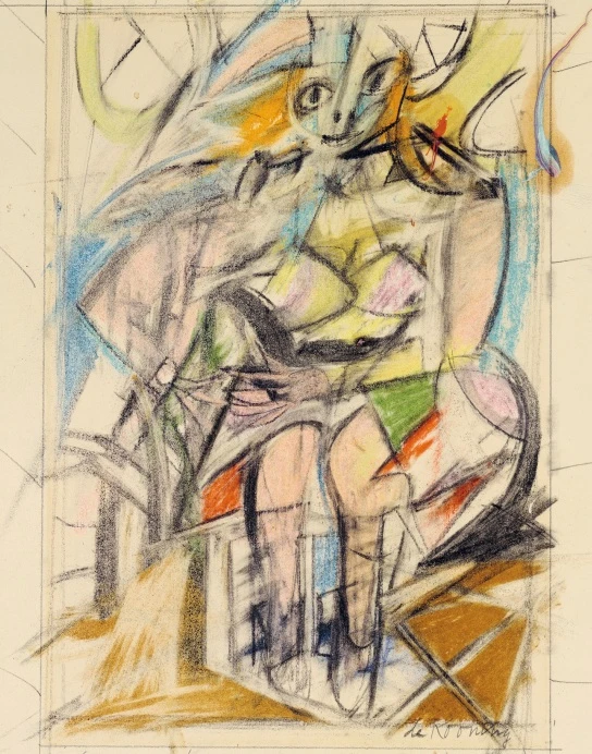 Willem de Kooning: Something of a Glimp – Marian Cousijn – boek cover