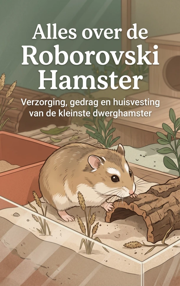 Alles over de Roborovski Hamster – Andries B.V. – boek cover