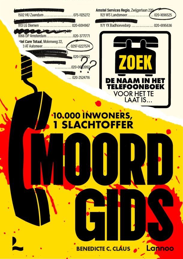 Moordgids: 10.000 inwoners. 1 slachtoffer – Benedicte C. Claus – boek cover