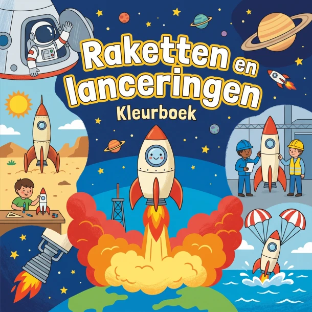Raketten en lanceringen – Waries B.V. – boek cover