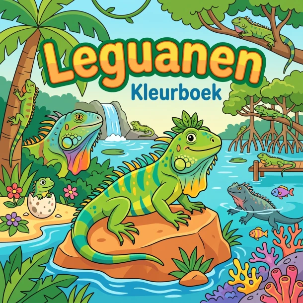 Leguanen – Waries B.V. – boek cover