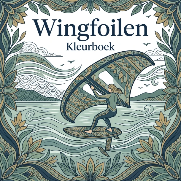 Wingfoilen – Waries B.V. – boek cover