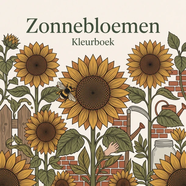 Zonnebloemen – Waries B.V. – boek cover