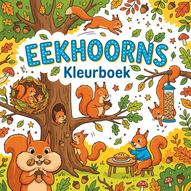 Eekhoorns – Waries B.V. – boek cover