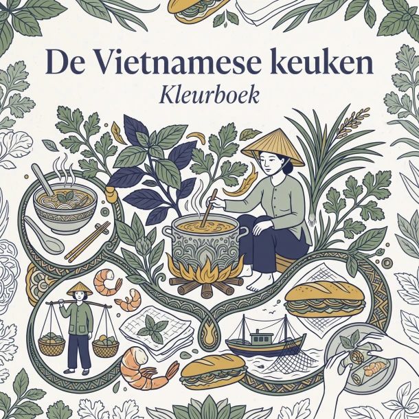 De Vietnamese keuken – Waries B.V. – boek cover