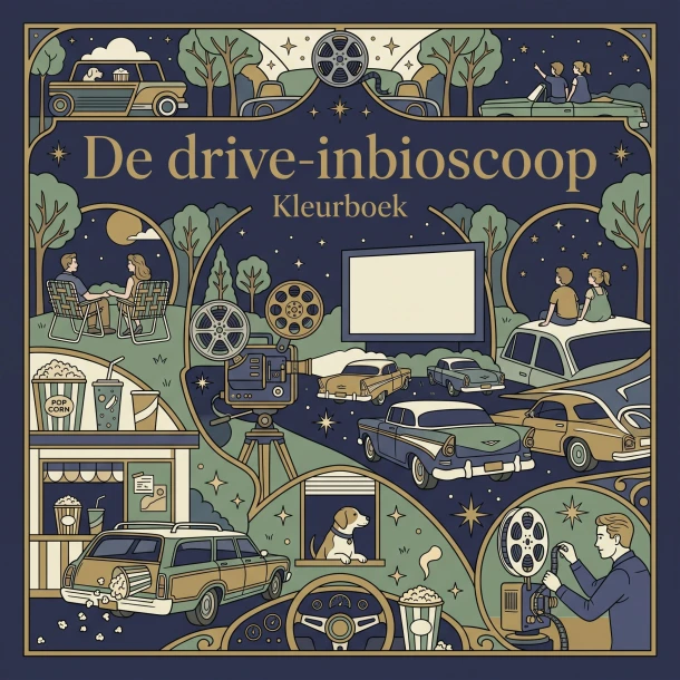 De drive-inbioscoop – Waries B.V. – boek cover
