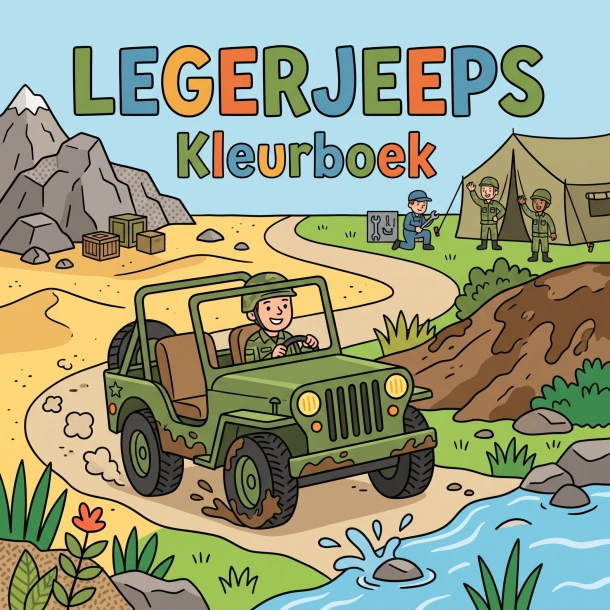 Legerjeeps ā Waries B.V. ā boek cover