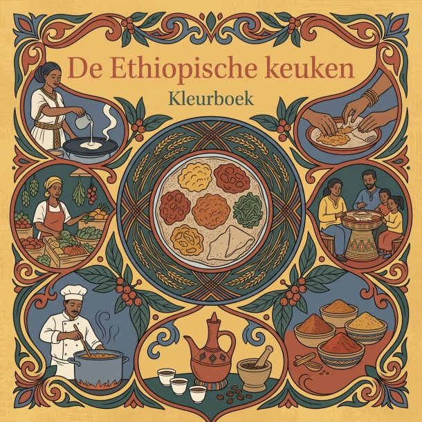 De Ethiopische keuken – Waries B.V. – boek cover