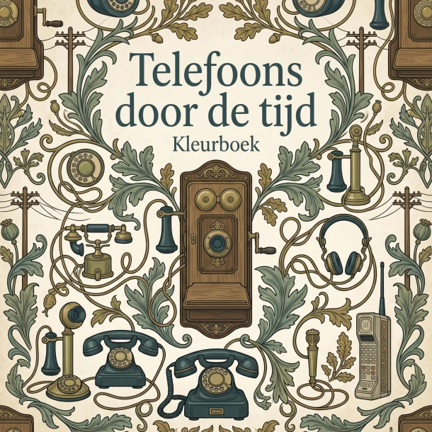 Telefoons door de tijd – B.V. Waries – boek cover