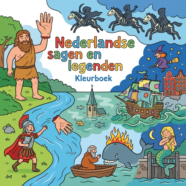Nederlandse sagen en legenden – B.V. Waries – boek cover