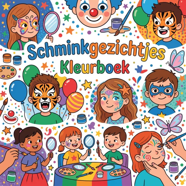 Schminkgezichtjes – B.V. Waries – boek cover