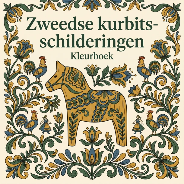 Zweedse kurbits-schilderingen – B.V. Waries – boek cover