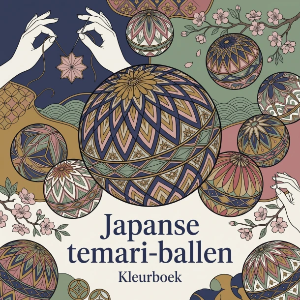 Japanse temari-ballen – B.V. Waries – boek cover