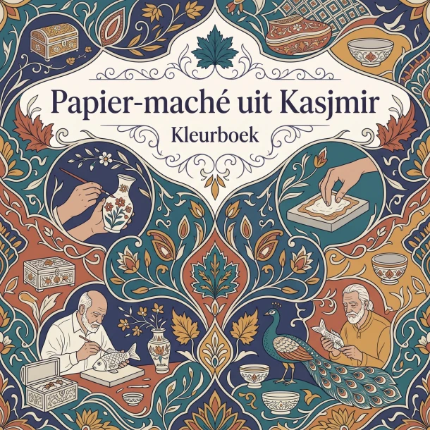 Papier-maché uit Kasjmir – B.V. Waries – boek cover