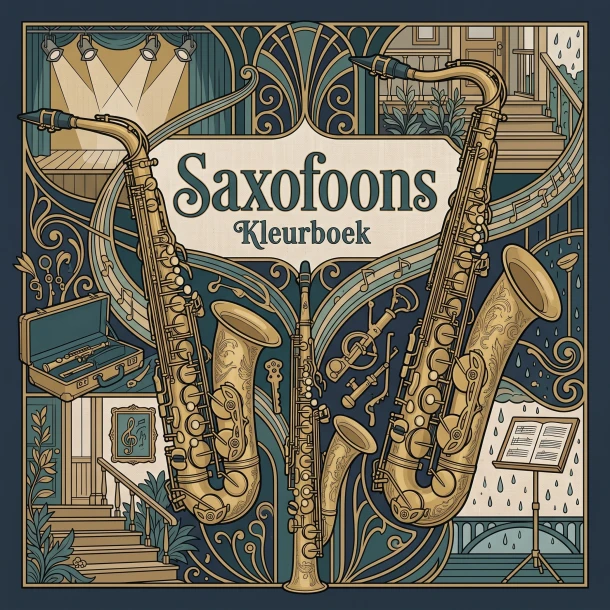 Saxofoons – B.V. Waries – boek cover
