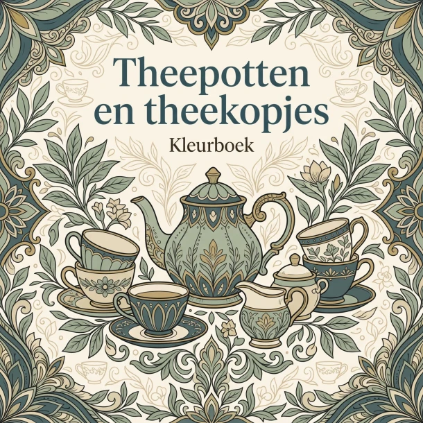 Theepotten en theekopjes – B.V. Waries – boek cover