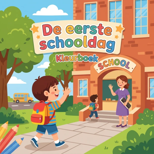 De eerste schooldag – B.V. Waries – boek cover