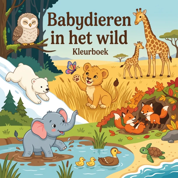 Babydieren in het wild – B.V. Waries – boek cover