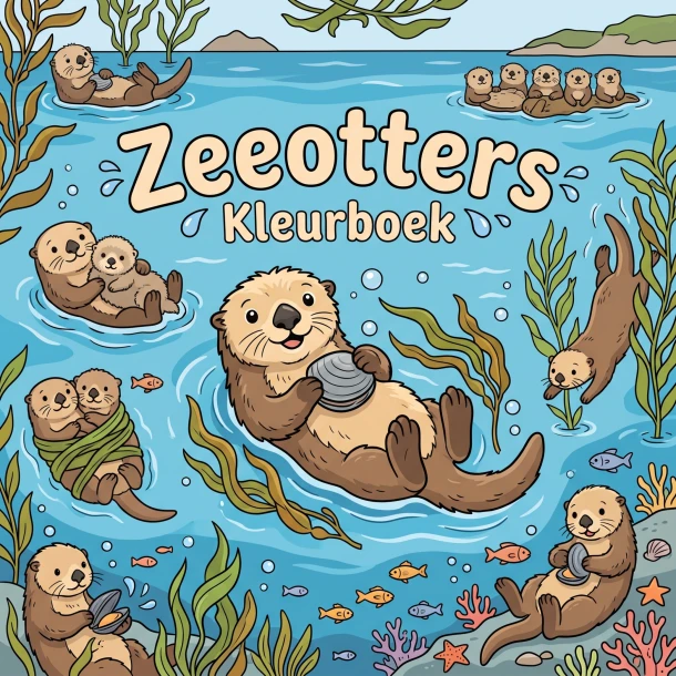 Zeeotters – B.V. Waries – boek cover
