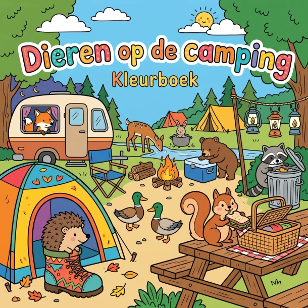 Dieren op de camping ā B.V. Waries ā boek cover