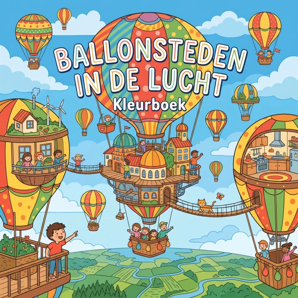 Ballonsteden in de lucht – B.V. Waries – boek cover