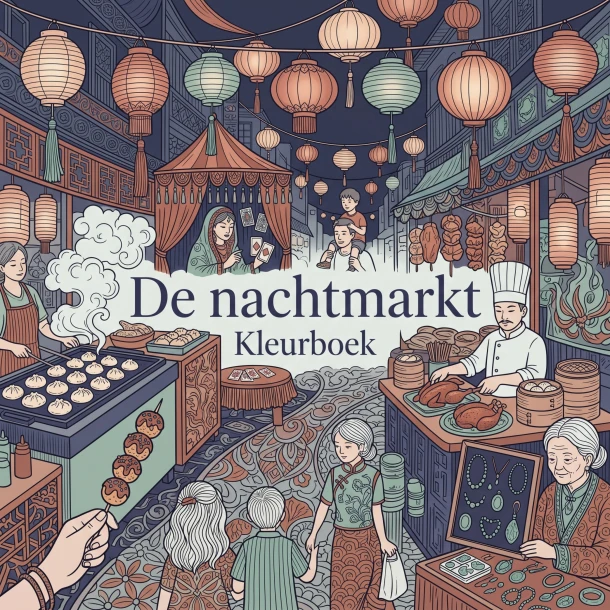 De nachtmarkt – B.V. Waries – boek cover