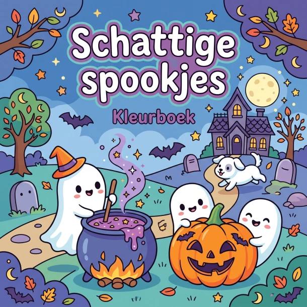 Schattige spookjes – B.V. Waries – boek cover