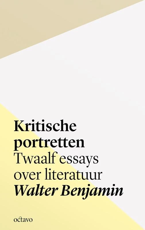 Kritische portretten – Walter Benjamin – boek cover
