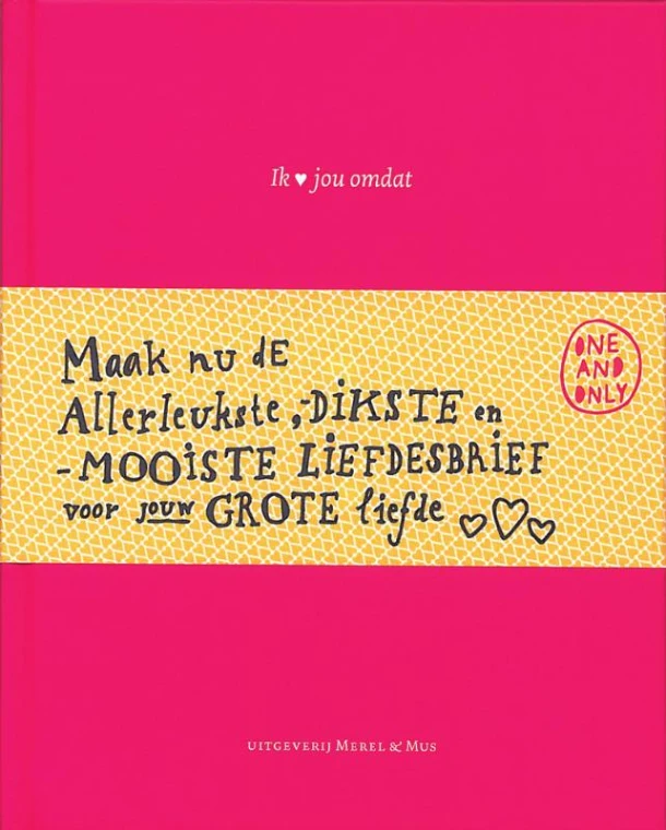 Ik hou van jou omdat – Frederike Schouten – boek cover