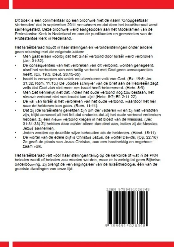 De vervangingsleer van de Israeltheologie – Walter Tessensohn – boek cover