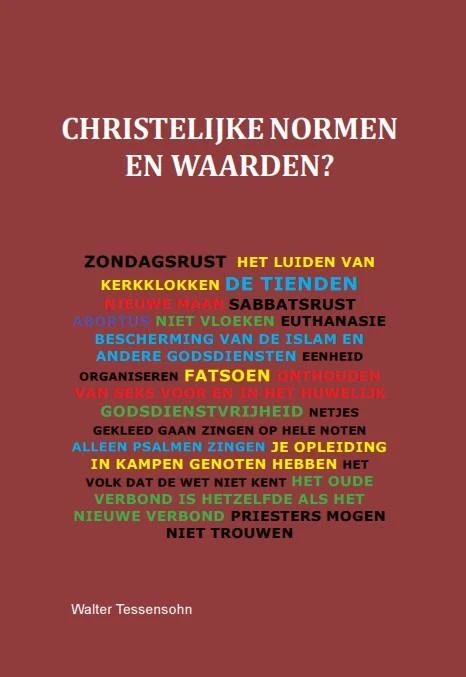 Christelijke normen en waarden – Walter E. Tessensohn – boek cover