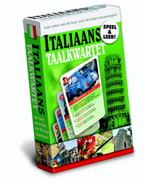 Taalkwartet Italiaans – Scala leuker leren – boek cover