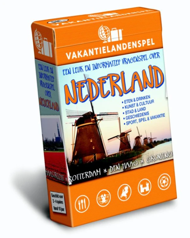 Vakantielandenspel Nederland – Jasper Baggerman – boek cover
