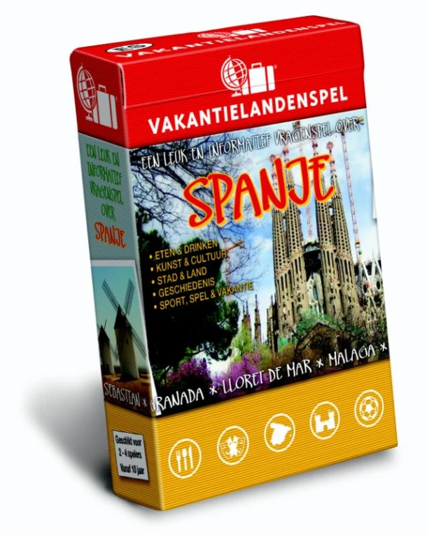 Vakantielandenspel Spanje – Jasper Baggerman – boek cover