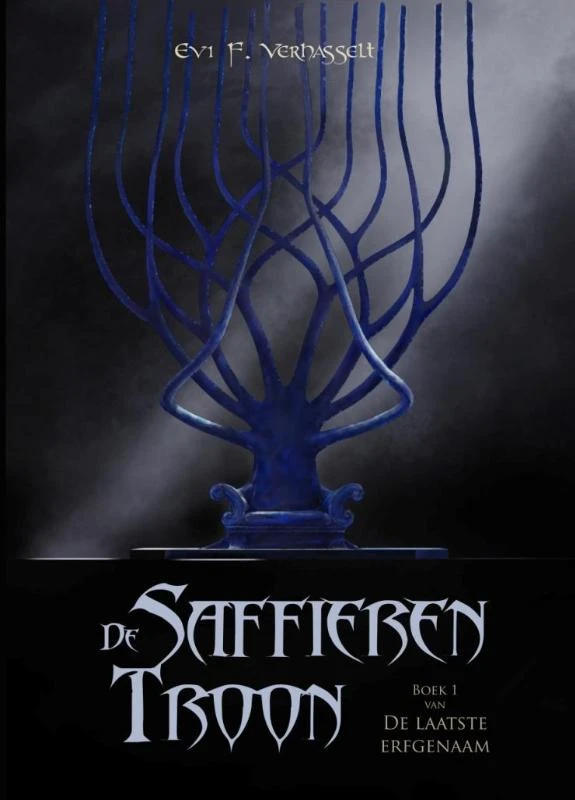 De Saffieren Troon – Evi F. Verhasselt – boek cover