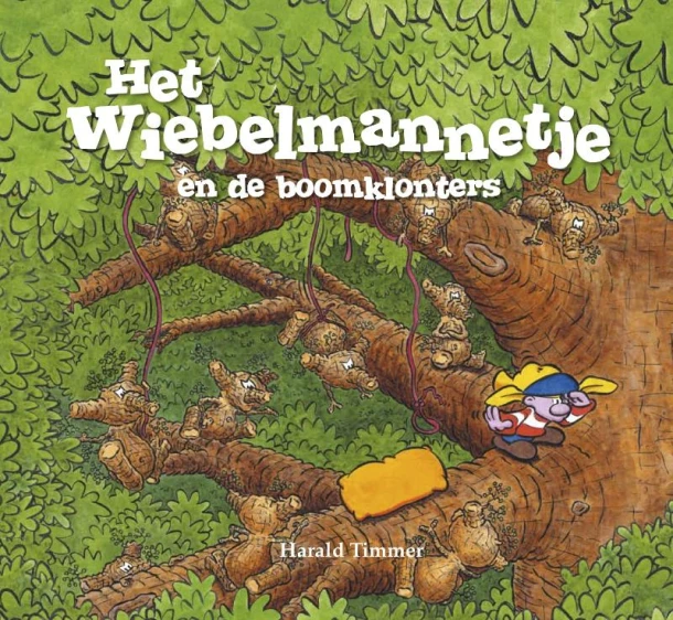 Het wiebelmannetje en de boomklonters – Harald Timmer – boek cover