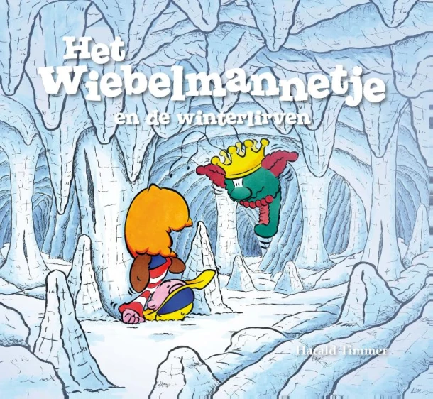 Het wiebelmannetje en de winterlirven – Harald Timmer – boek cover