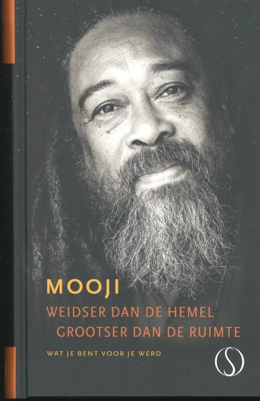 Weidser dan de hemel, grootser dan de ruimte – Mooji – boek cover