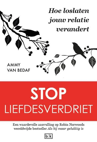 Stop liefdesverdriet – Ammy van Bedaf – boek cover